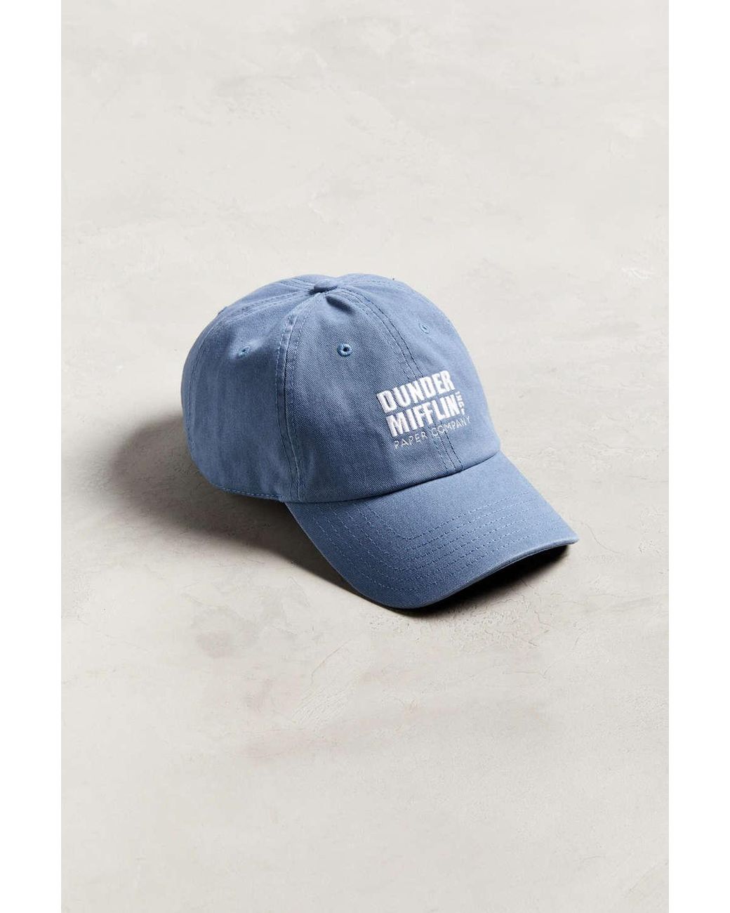 Urban Outfitters The Office Dunder Mifflin Baseball Hat in Blue for Men