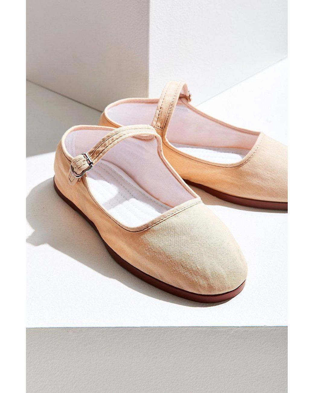 Urban Outfitters Cotton Mary Jane Flat Lyst