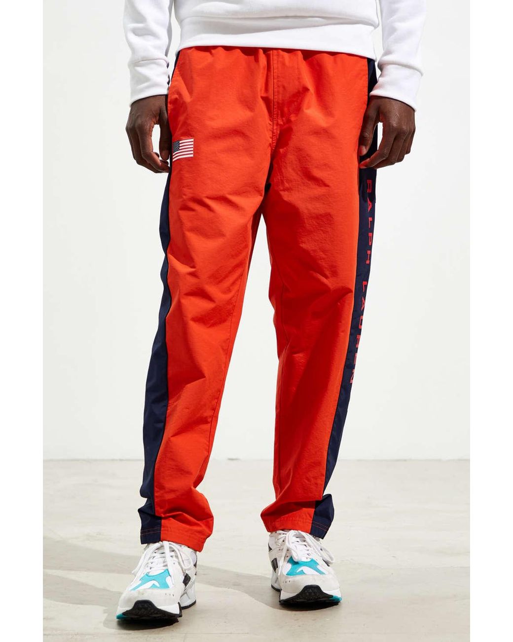 Polo Ralph Lauren Sport Wind Pant in Red for Men | Lyst