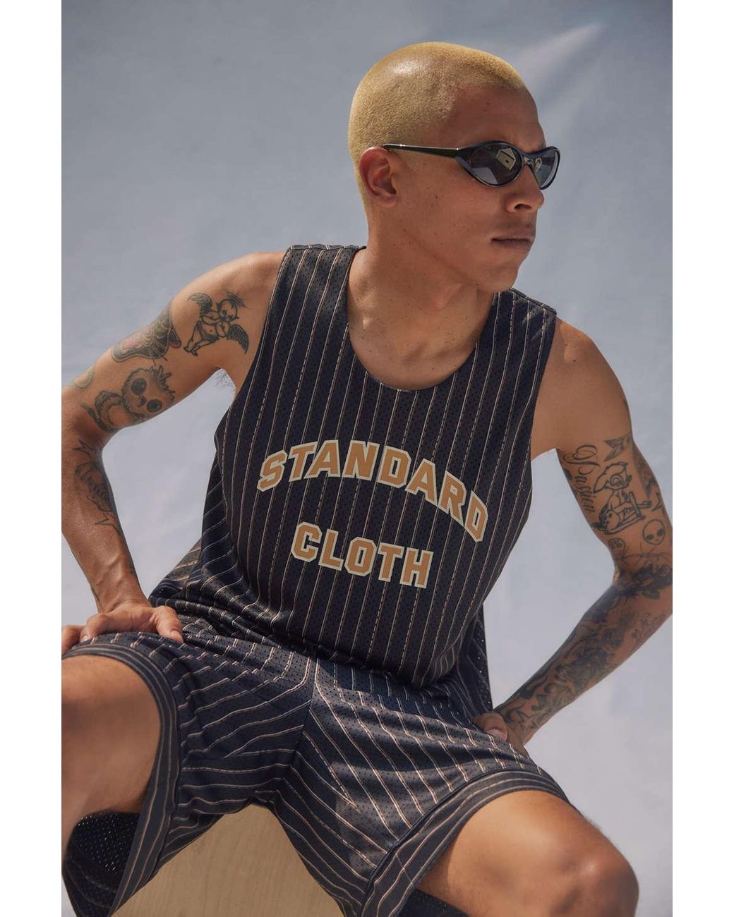 Standard Cloth Rec League Tank Top In Black,at Urban Outfitters for Men
