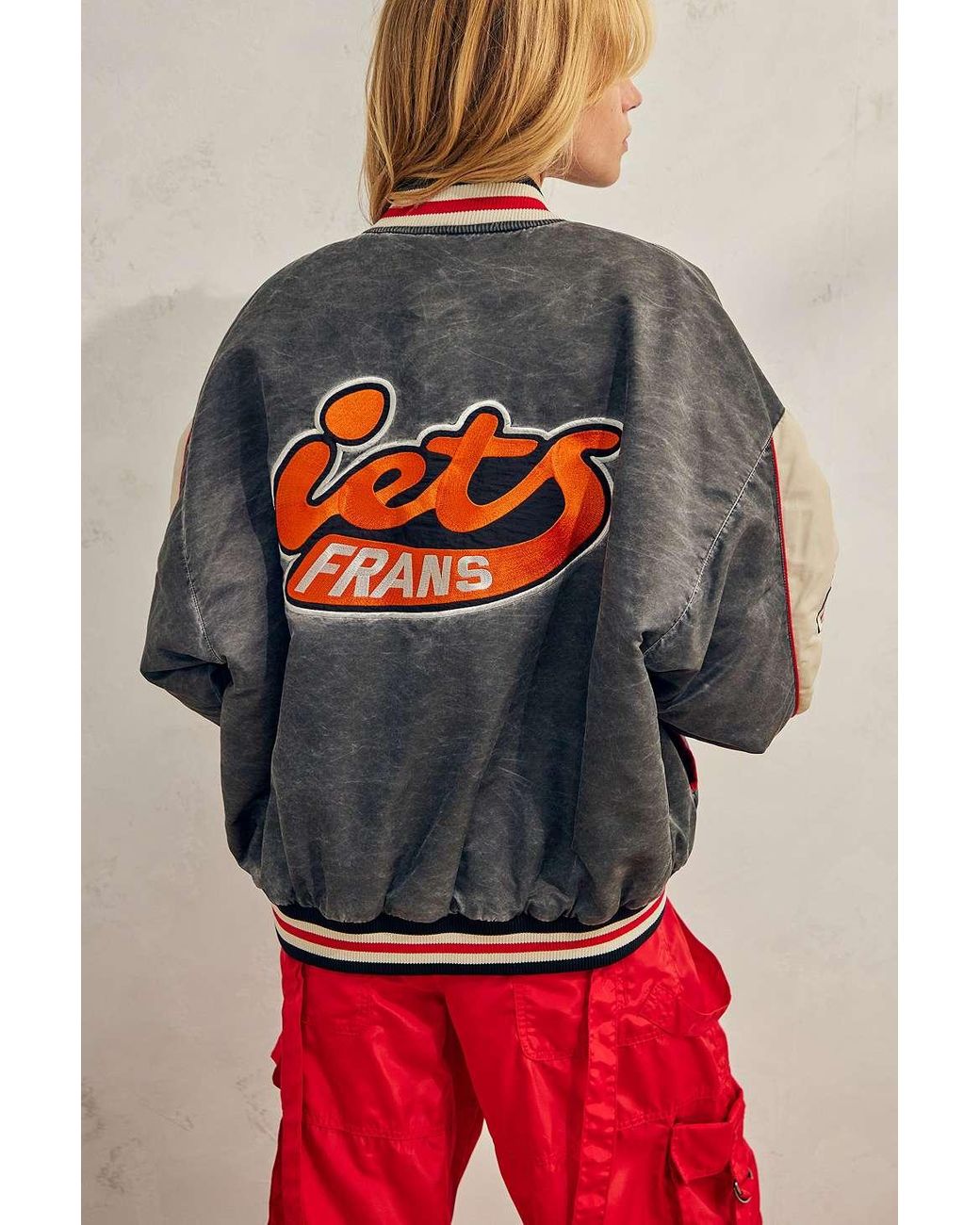 iets frans... Martha Varsity Jacket in Red Lyst UK