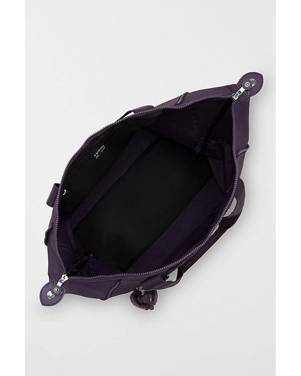 Kipling Art Heritage Nylon Medium Tote Bag in Purple | Lyst