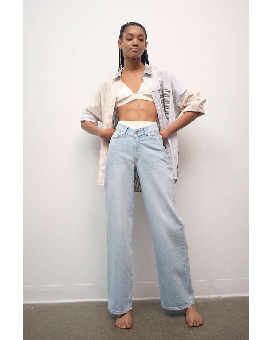 Bdg wide sale leg jeans