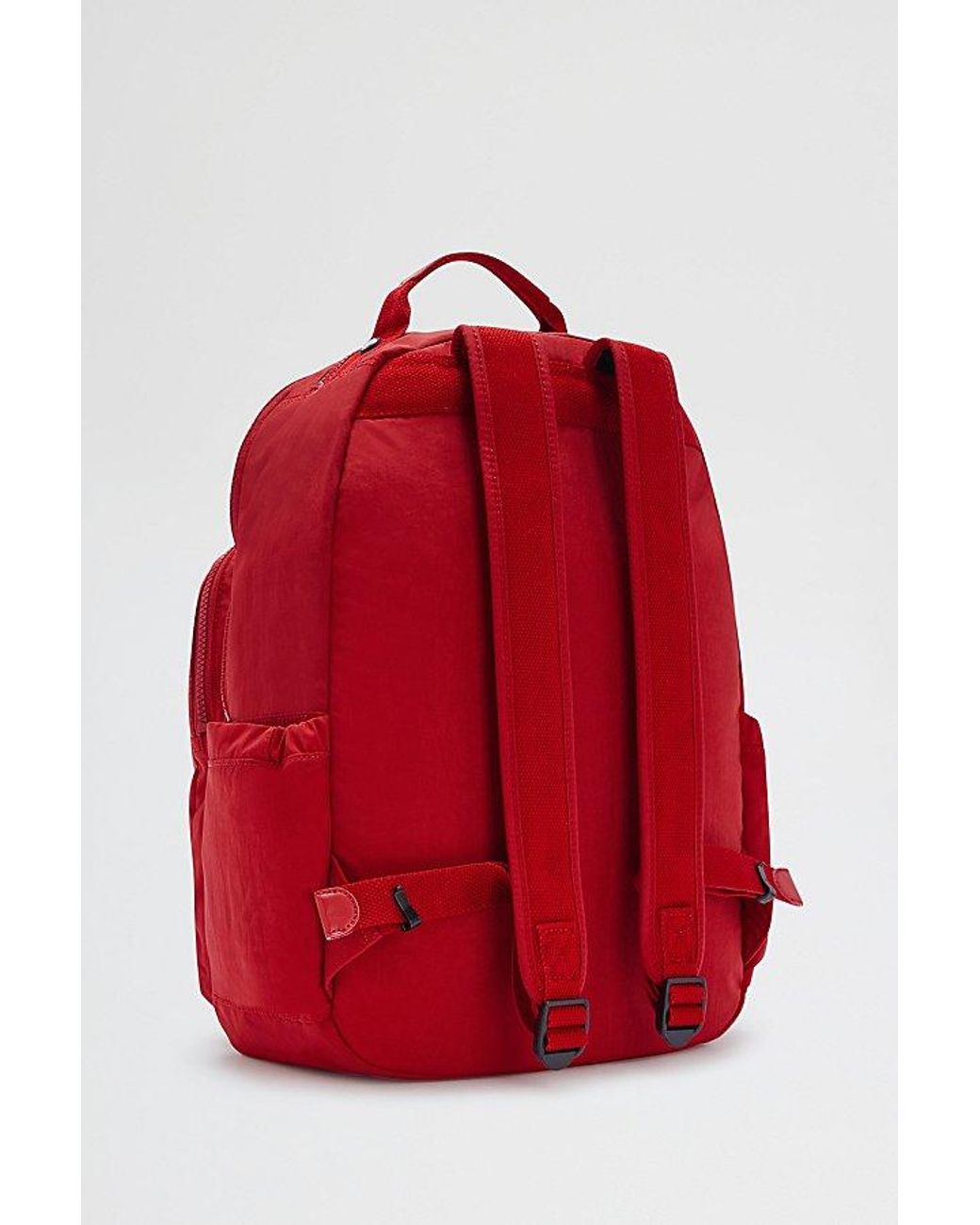 Kipling Red Seoul Large Nylon Backpack