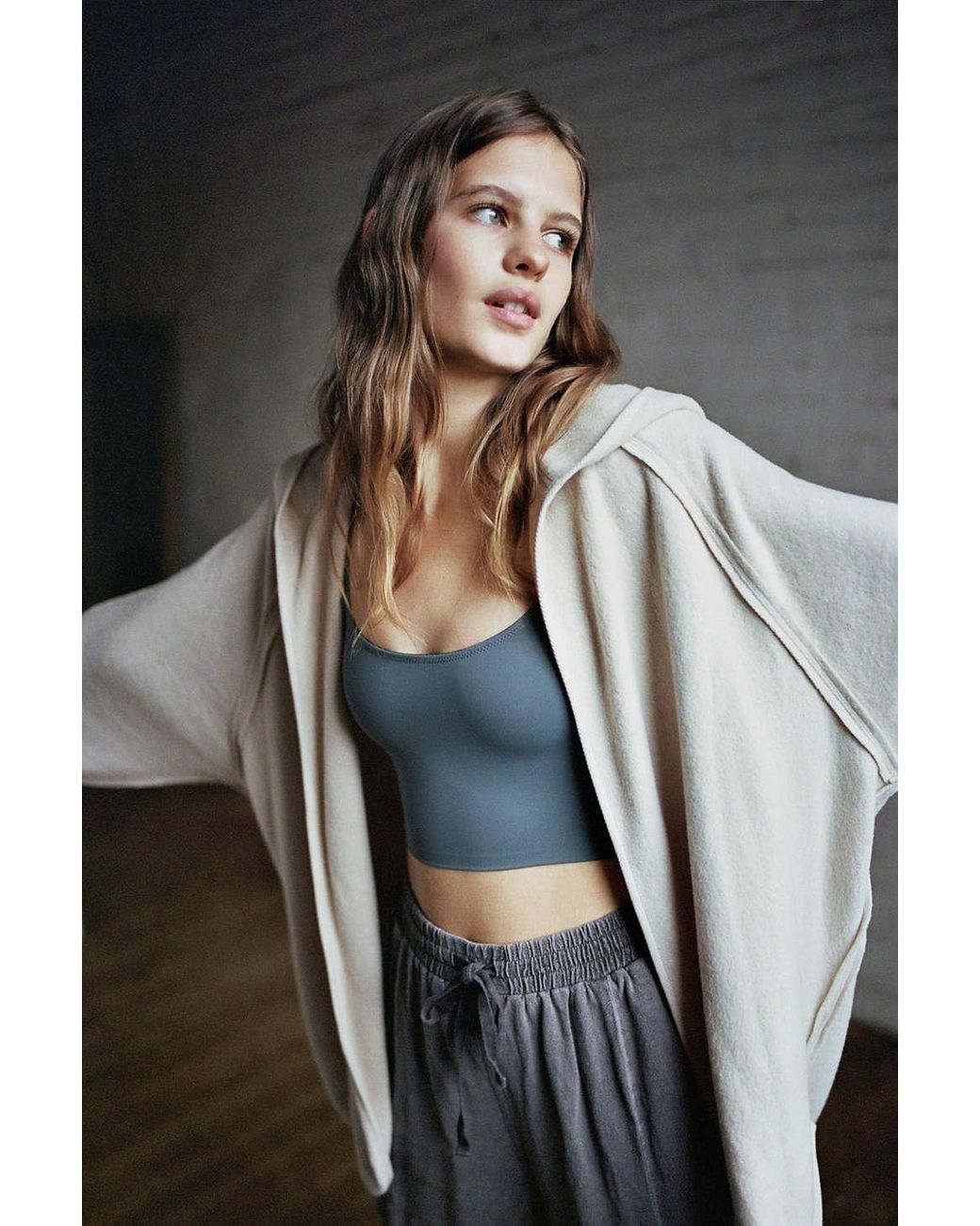 out from under houston hooded cardigan