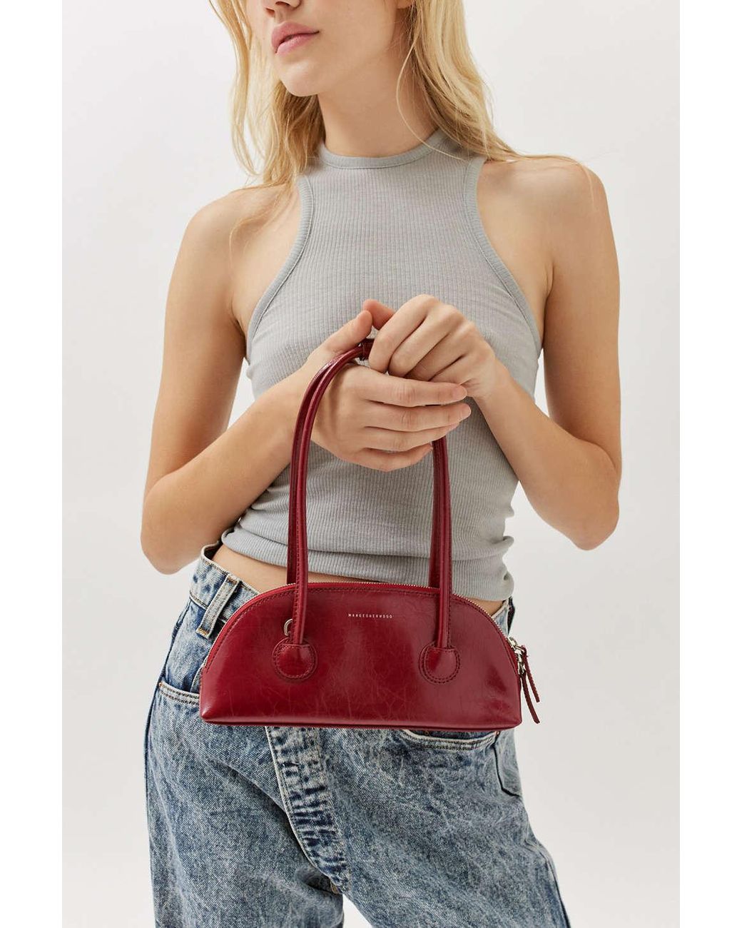 Bessette Leather Shoulder Bag - Yahoo Shopping