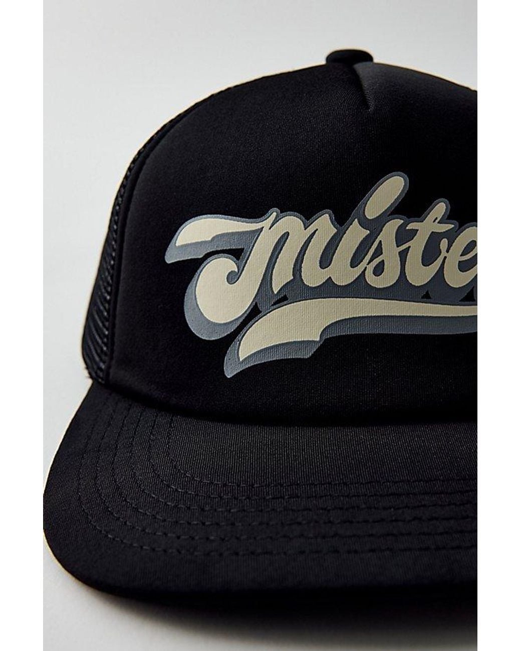 Mister Black Script Trucker Hat for men