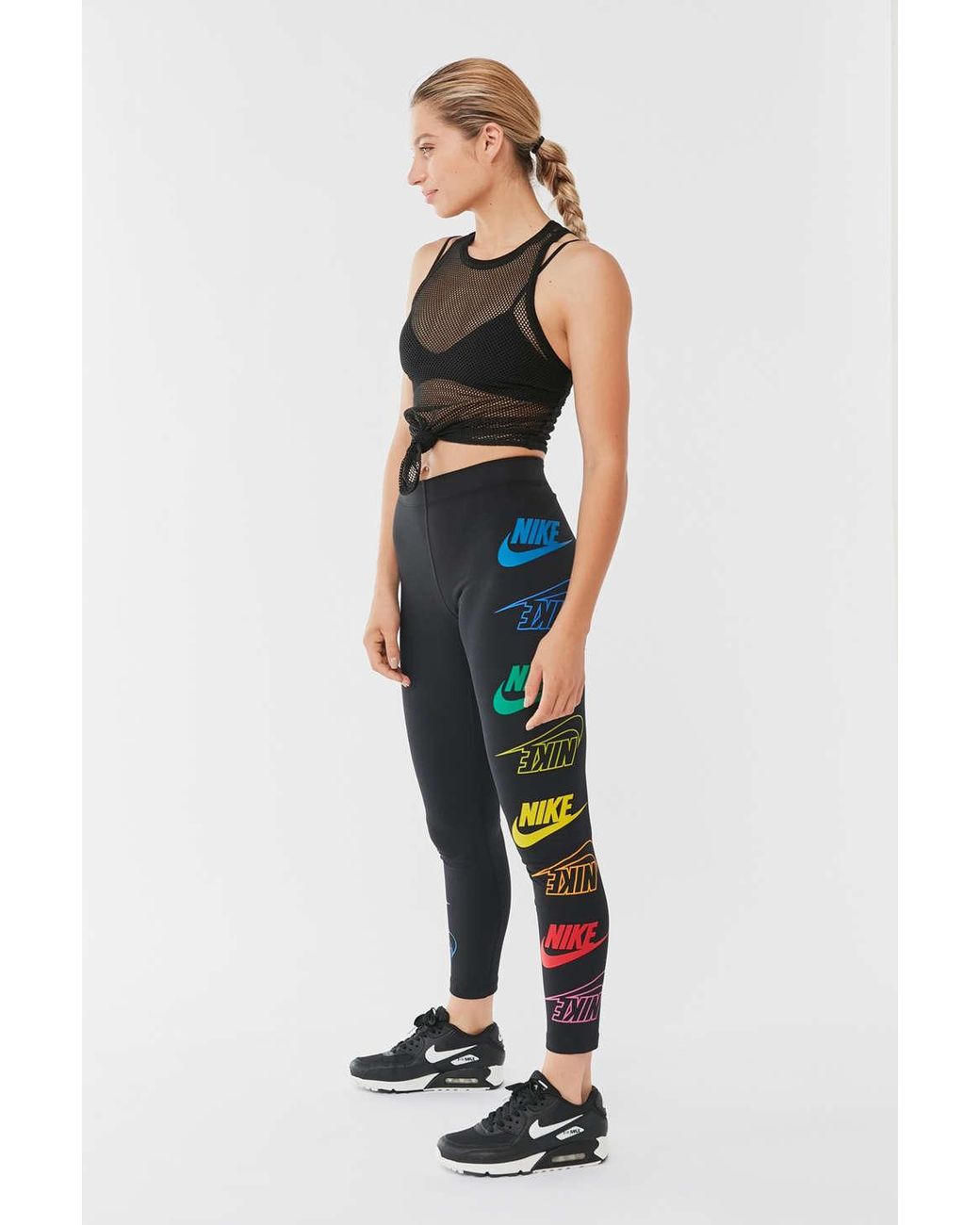 gezond verstand Ongrijpbaar Aanval Nike Nike Leg-a-see Rainbow Logo Legging | Lyst
