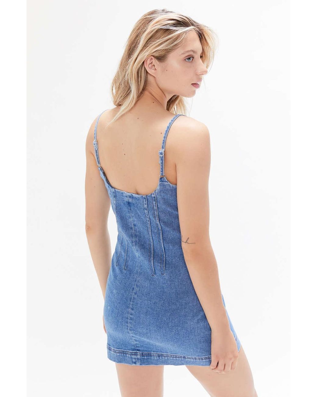 Bdg top denim dress