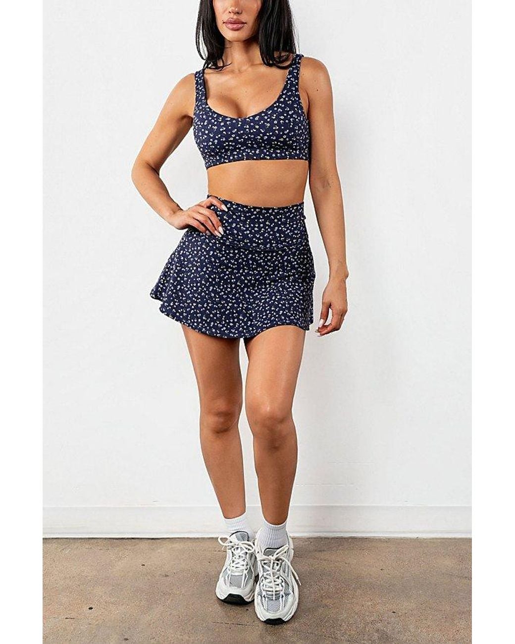 Vitaly Blue Cloud Ii Flutter Skort