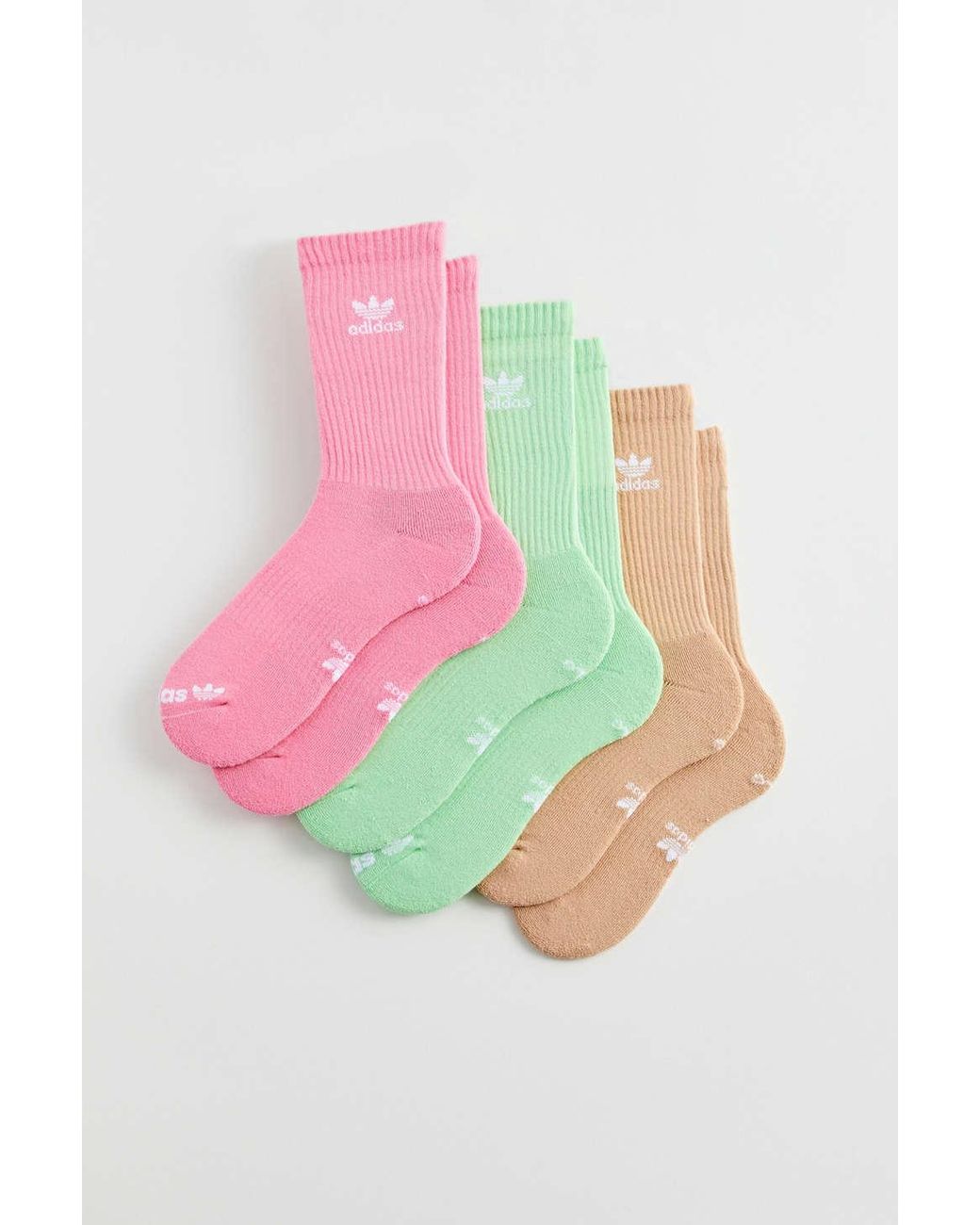 adidas Originals Crew Socks 3-pack for Men | Lyst