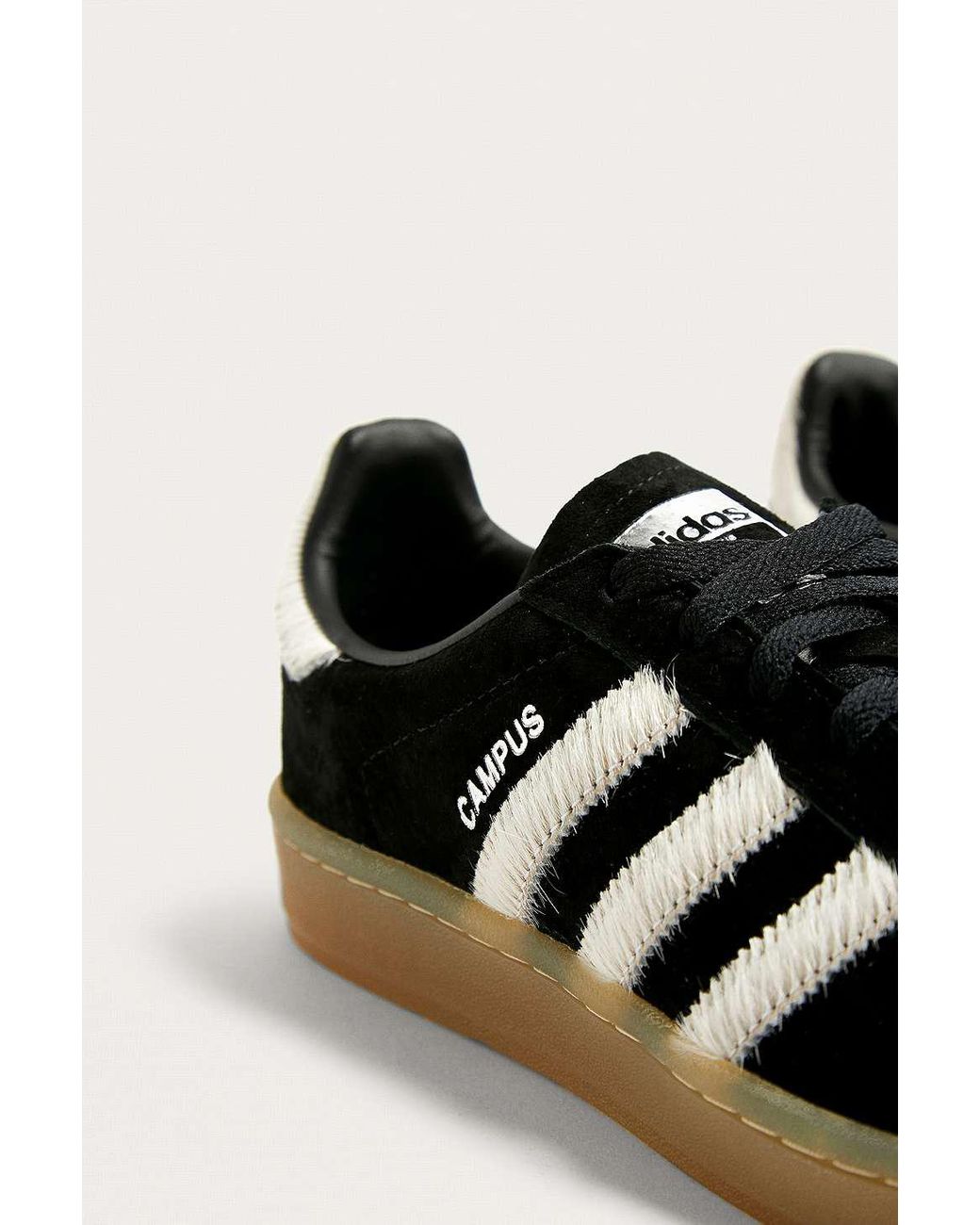 adidas Originals Campus Black Suede Gum 