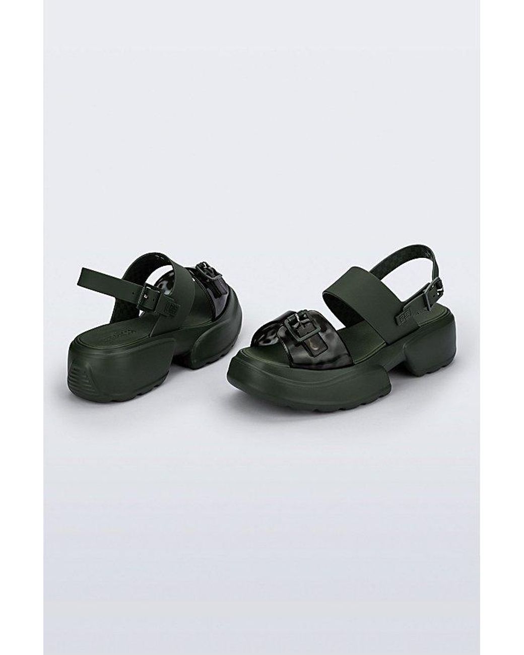 Melissa Black Push Platform Sandal