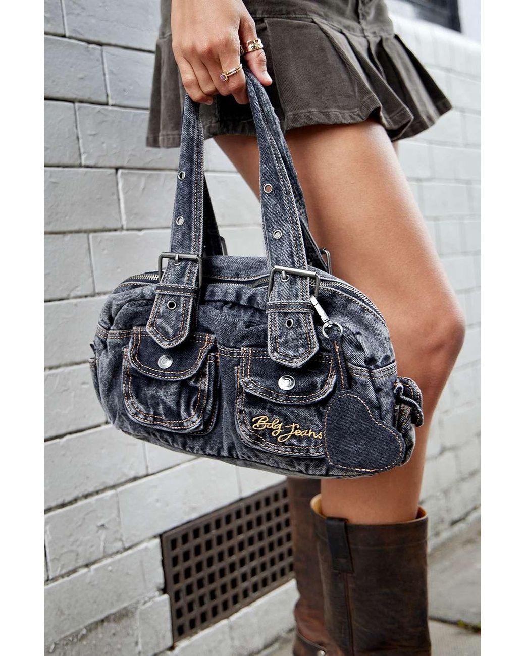 BDG Lissy Denim Y2K Shoulder Bag