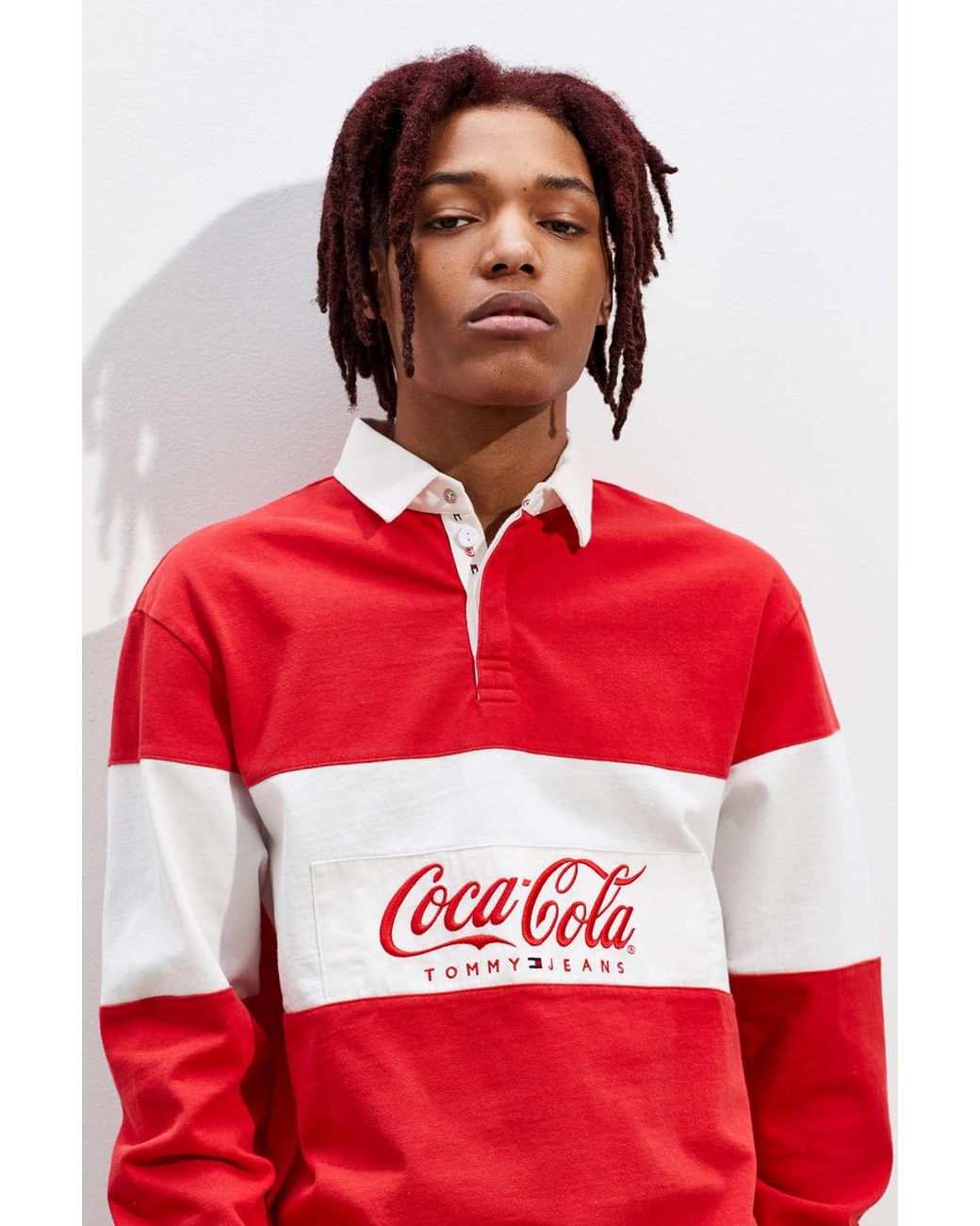 Tommy Hilfiger X Coca-cola Rugby Shirt in Red for Men | Lyst