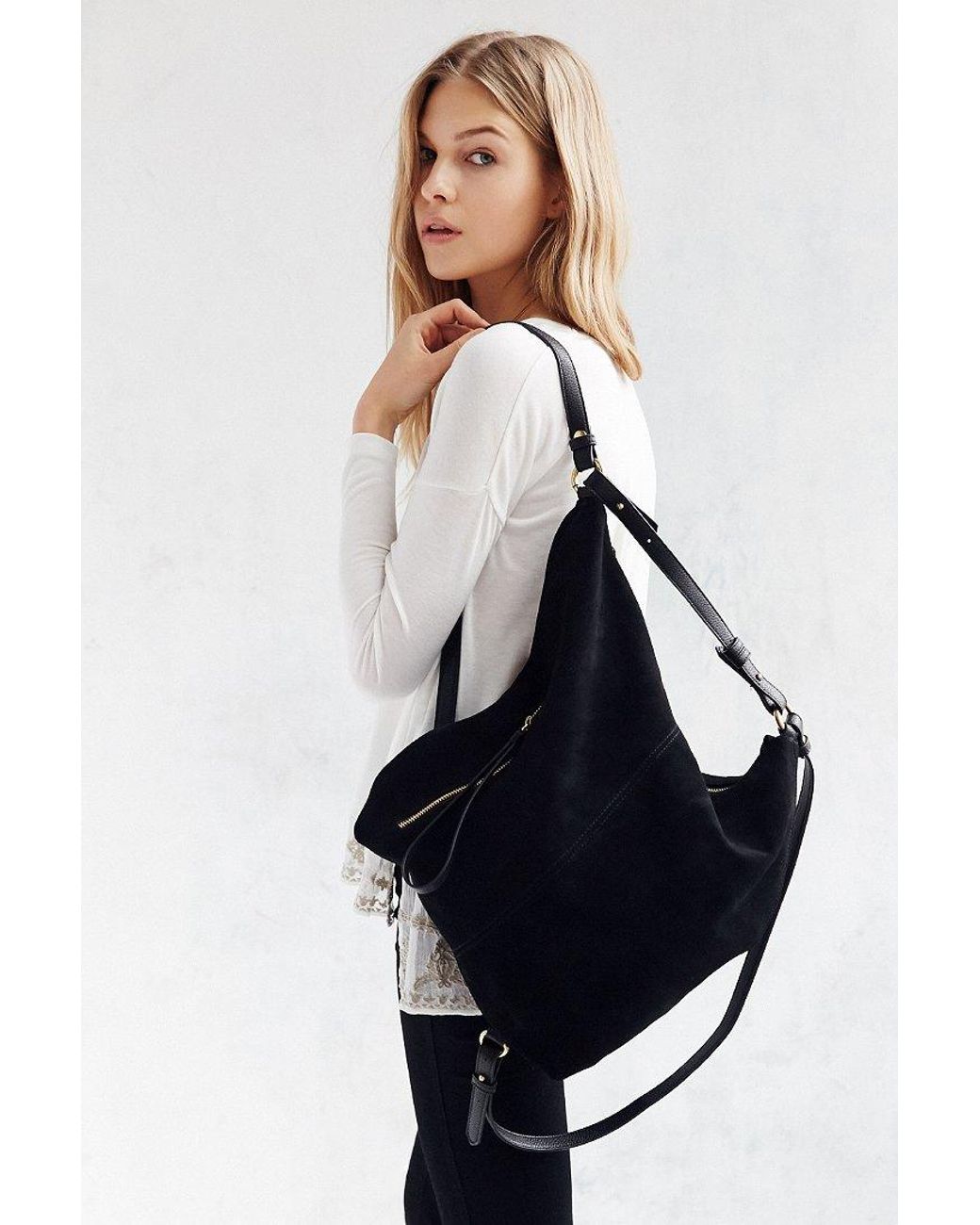 Kimchi Blue Convertible Backpack Shoulder Bag in Black Lyst