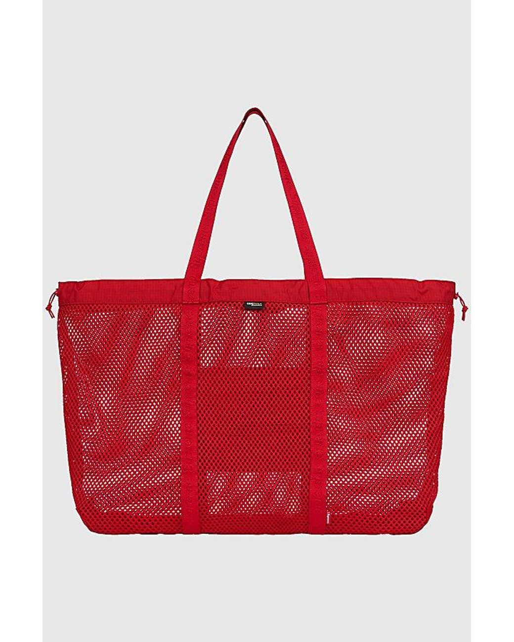 バッグ supreme Mesh Tote Bag Red Supreme Mesh Tote Bag (Ss25) in Red for Men | Lyst