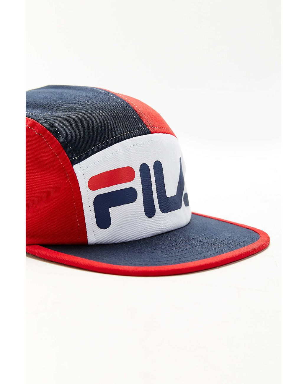 Fila + Uo 5-panel Hat in Blue for Men | Lyst