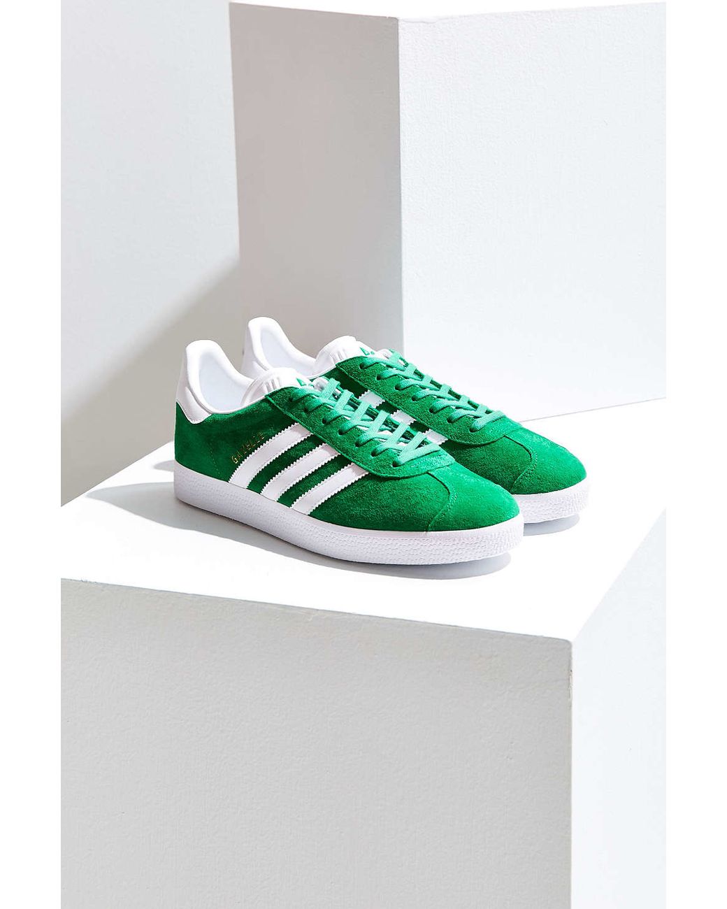 adidas Originals Originals Unisex Forest Green Suede Gazelle Trainers | Lyst