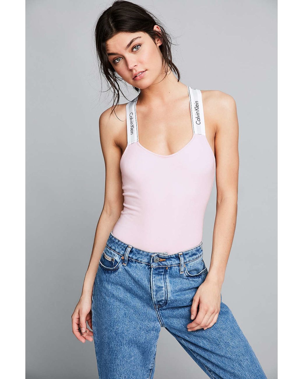 Calvin klein women's best sale modern cotton bodysuit