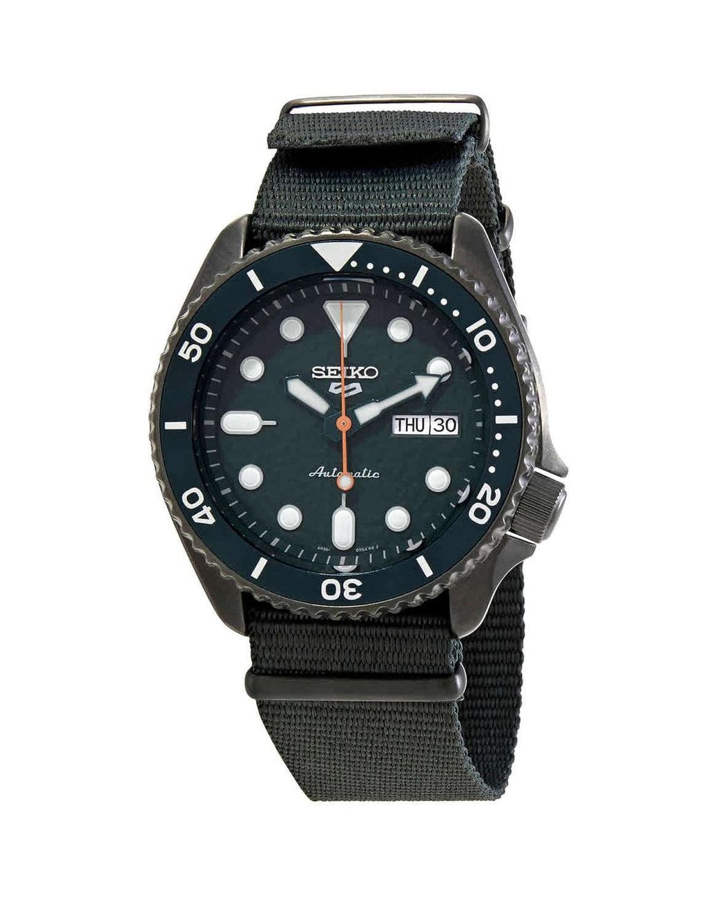 Seiko 5 Sports Automatic Green Dialwatch Srpd77k1 in Black for Men Lyst