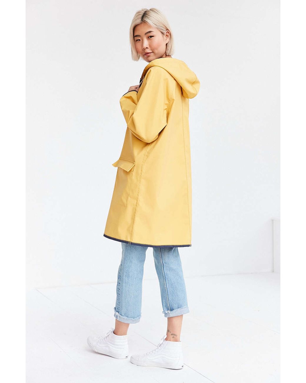 Urban outfitters shop yellow raincoat