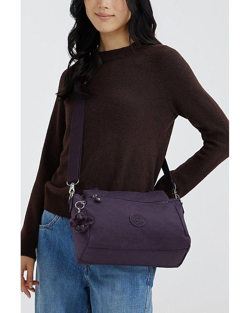 Kipling Blue Elysia Nylon Shoulder Bag