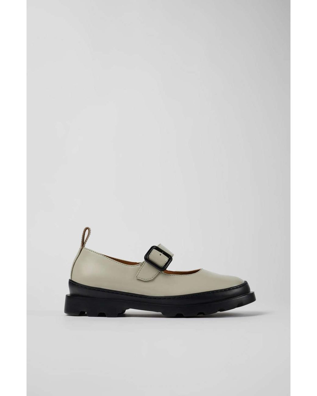 Camper Brutus Leather Mary Jane in Natural | Lyst
