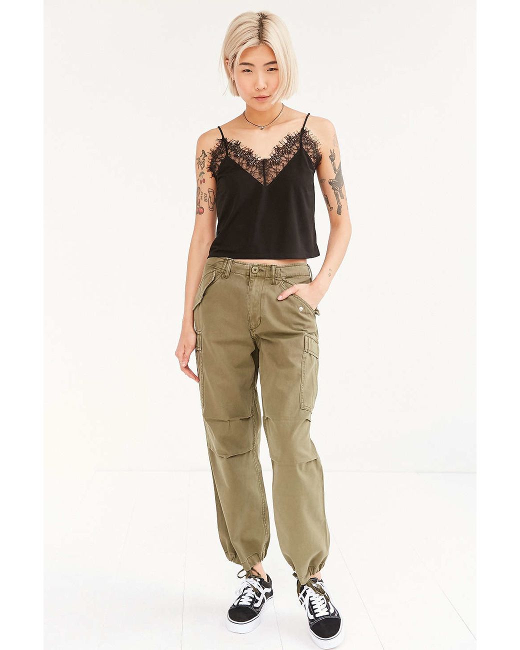 BDG Utility Cargo Pant in Green Lyst