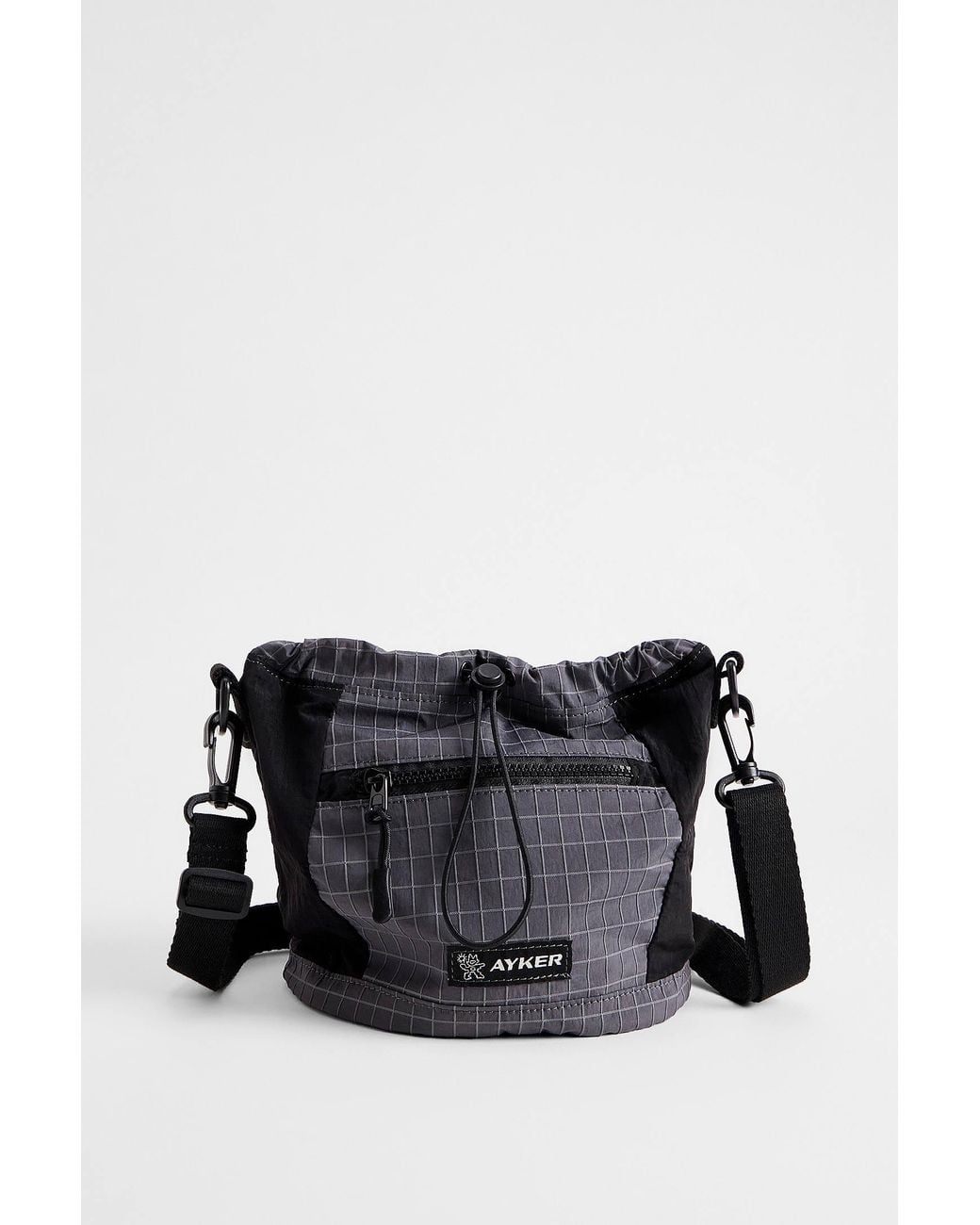 Ayker Black Chalk Pouch Bag for men