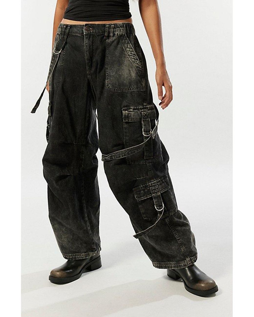【YOURNUS】Black Star Balloon Cargo Denim YOURNUS】Black Star Balloon Cargo Denim (YOURNUS/デニム