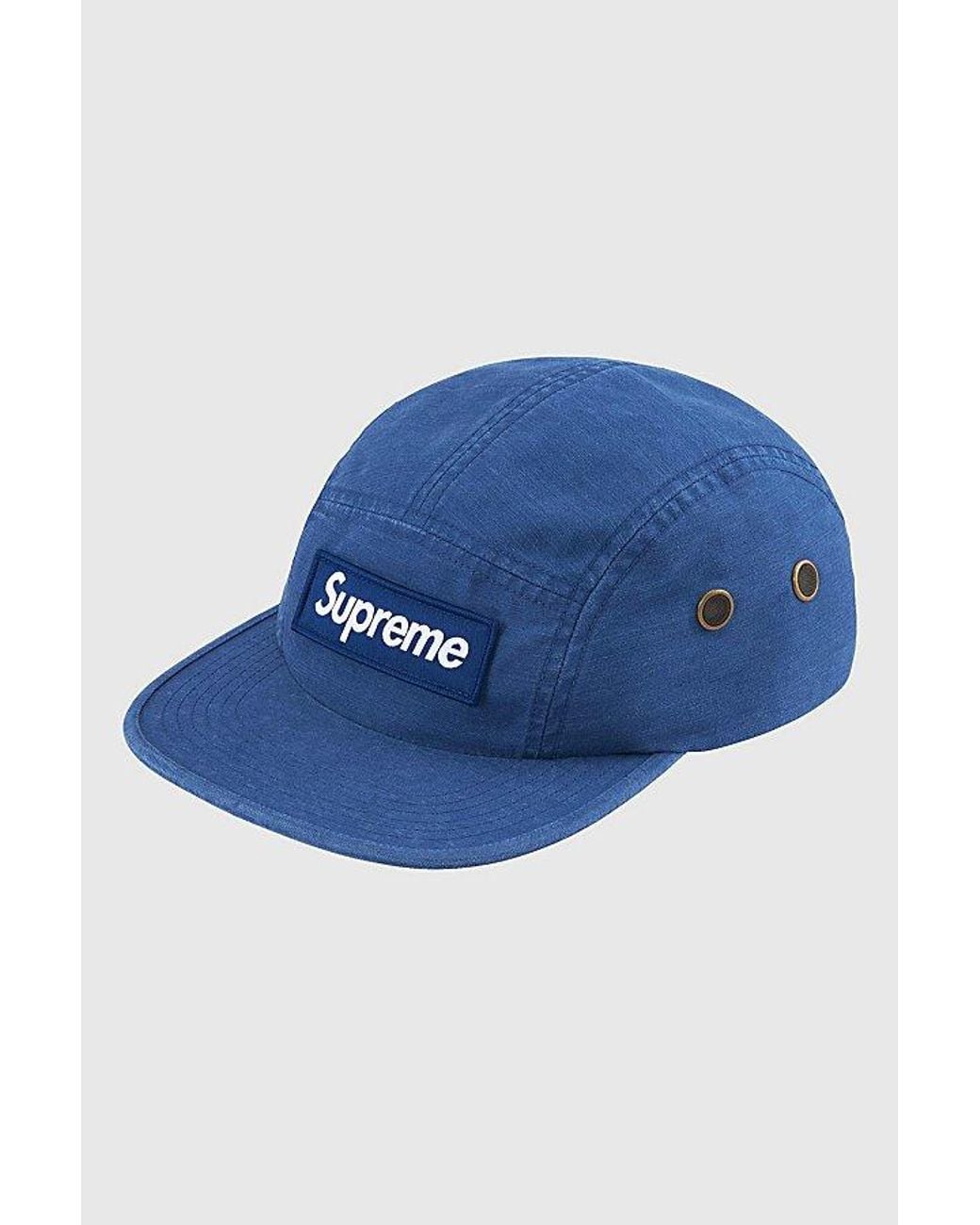 Supreme Chambray Camp Cap ネイビーストライプ 08ss Supreme Chambray Camp Cap ネイビーストライプ 08ss 【公式通販】