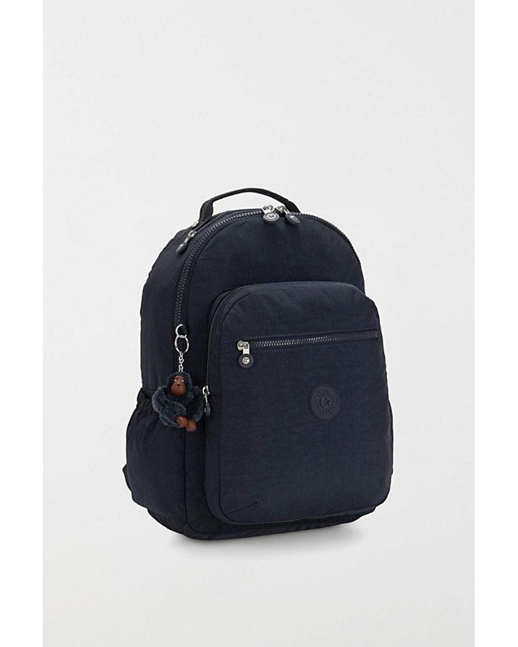 Kipling Blue Seoul Large Nylon Backpack