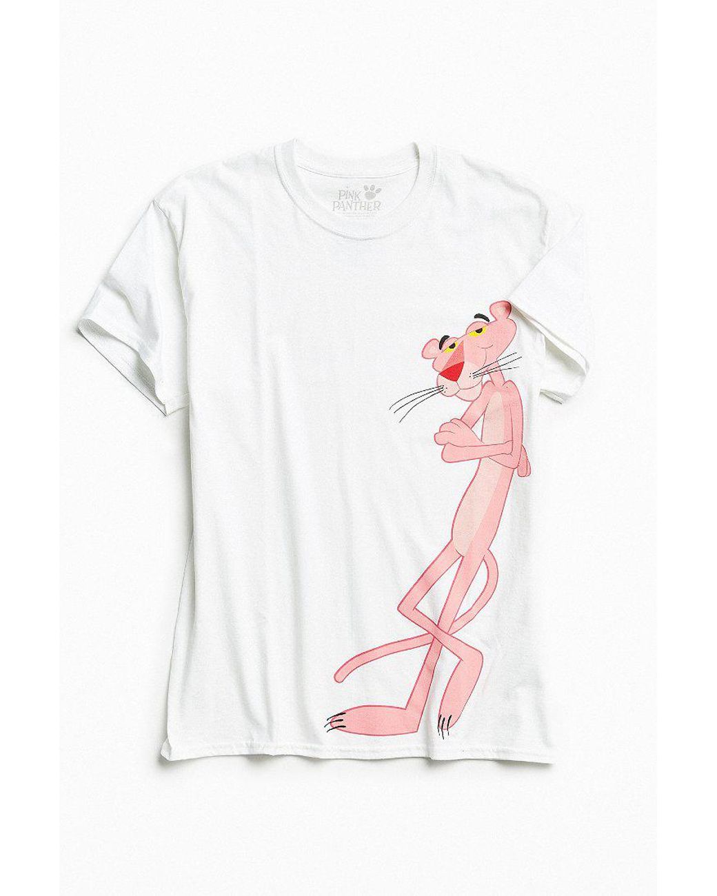 Urban Outfitters Pink Panther Tee in White for Men | Lyst