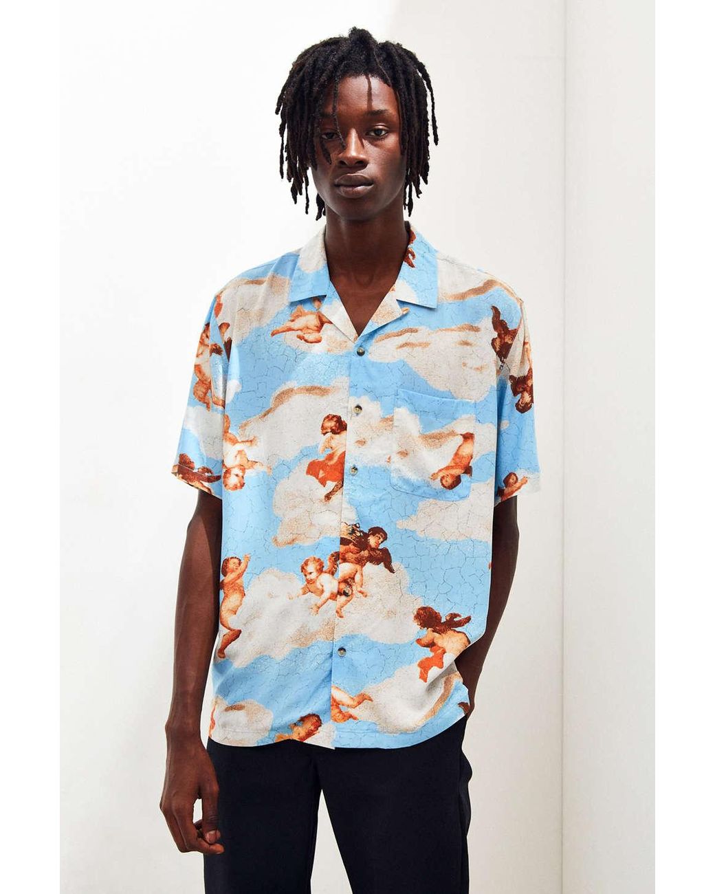 Blue sales cherub shirt