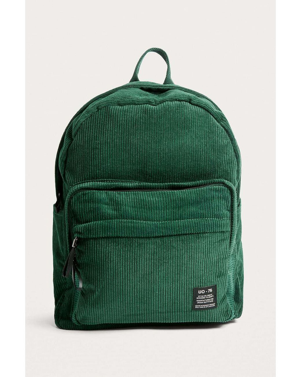 Green corduroy backpack outlet