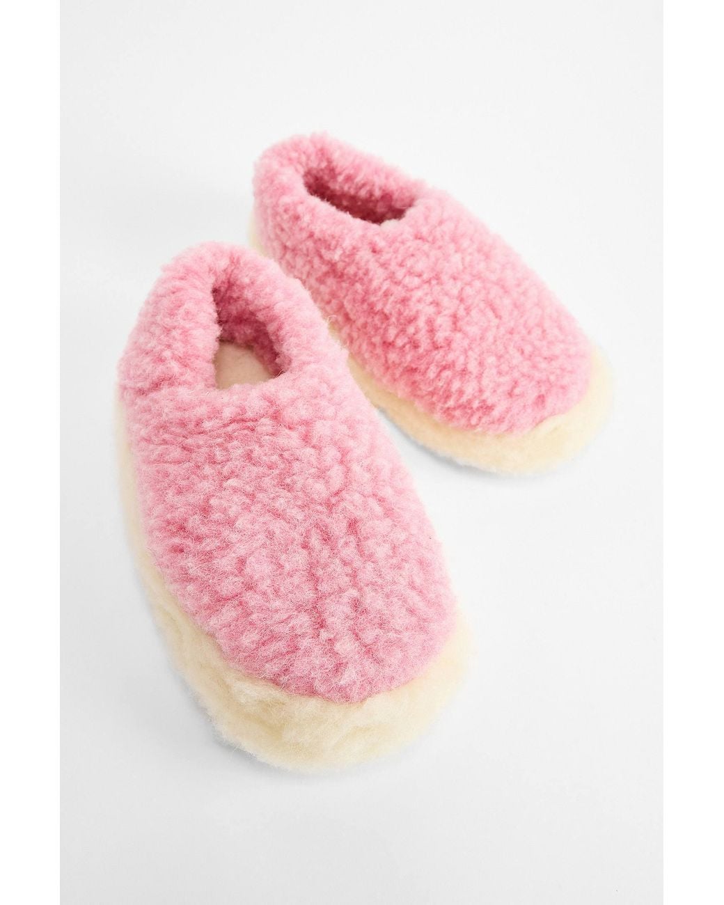 Yoko Wool Pink Full Slippers