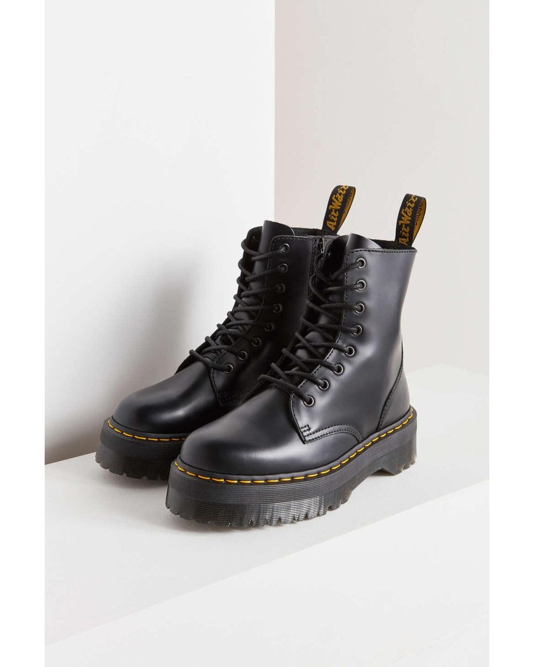 jadon platform 8 eye boot