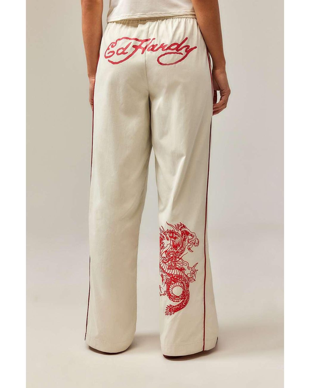 Ed Hardy Uo Exclusive Dragsphere Joggers in Natural Lyst UK