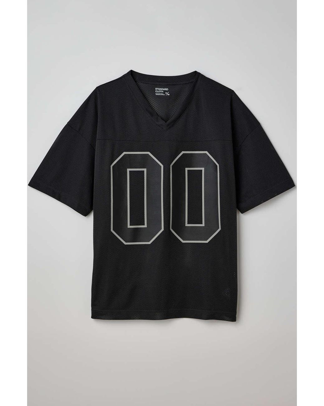 Standard Cloth Football Jersey Tee In Black At Urban