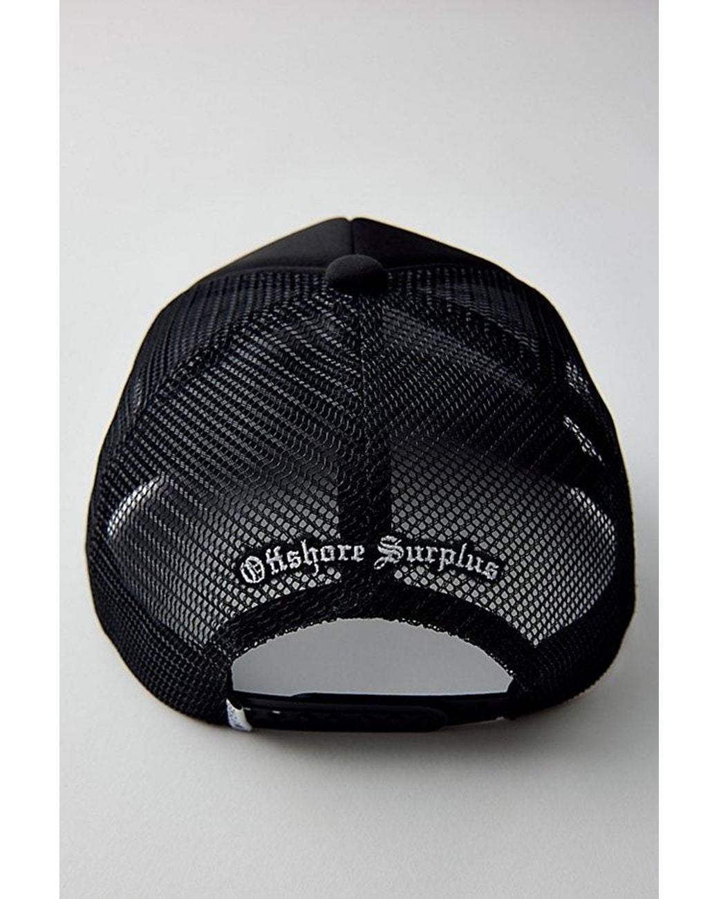 Mister Black Script Trucker Hat for men