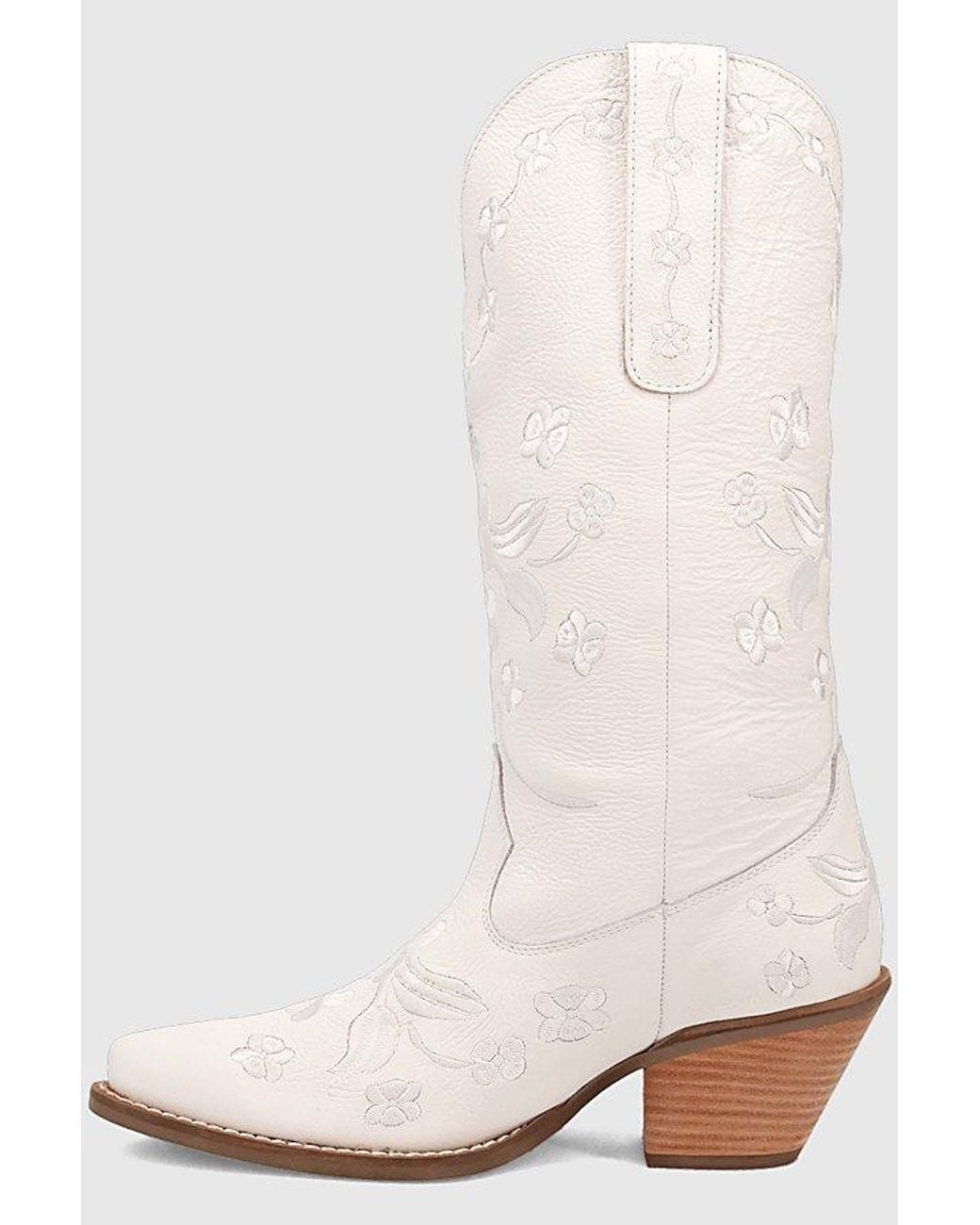 Dingo Pink Love Bug Leather Cowboy Boot