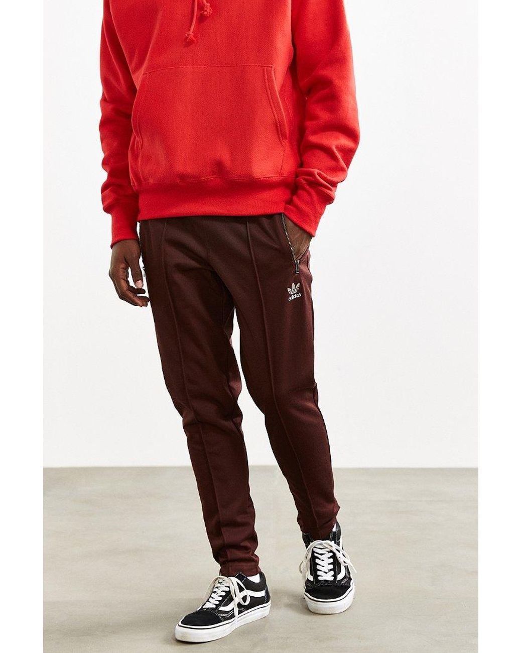 adidas Originals Fallen Future Fitted Track Pant in Brown for Men | Lyst