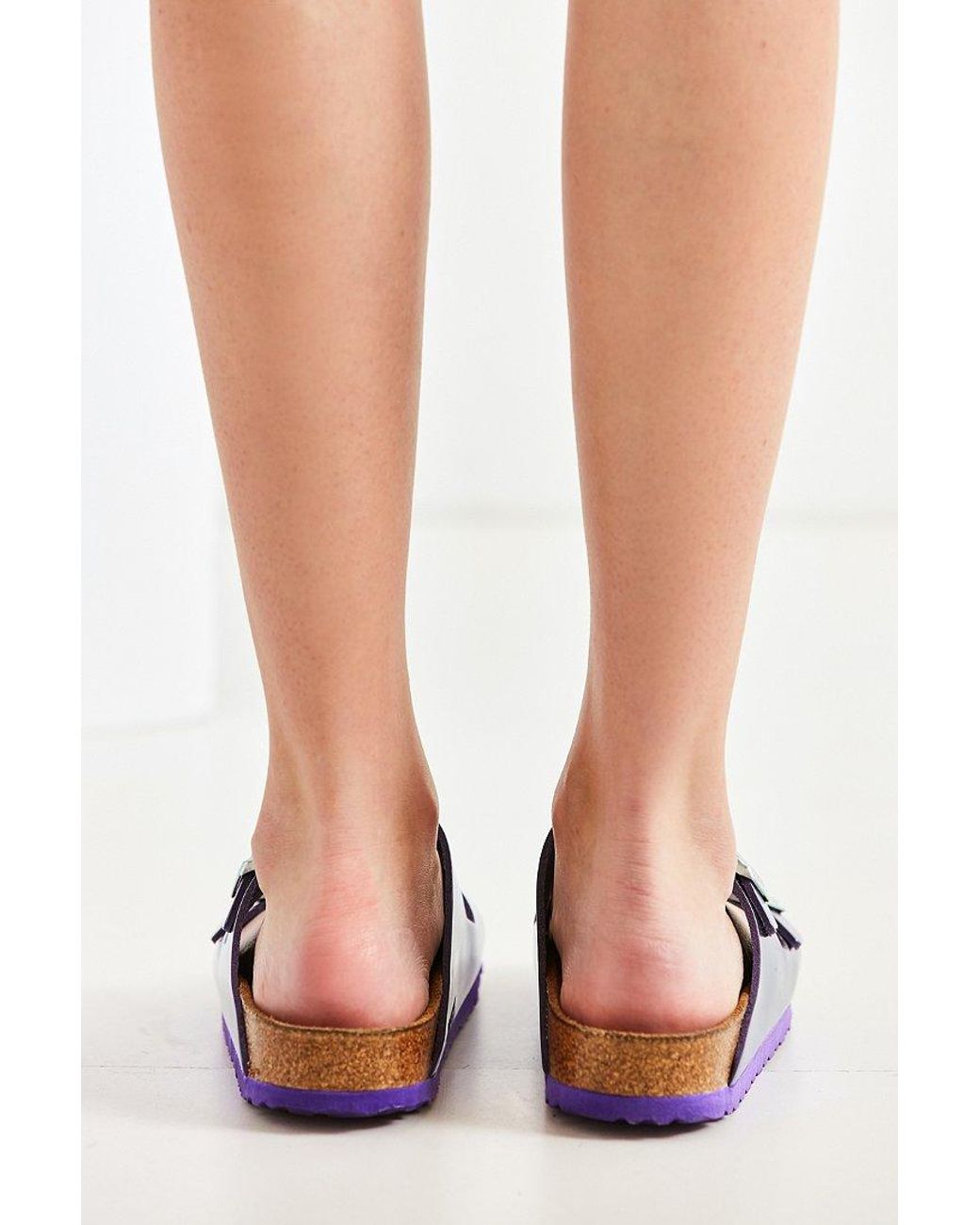 Purple outlet metallic birkenstocks