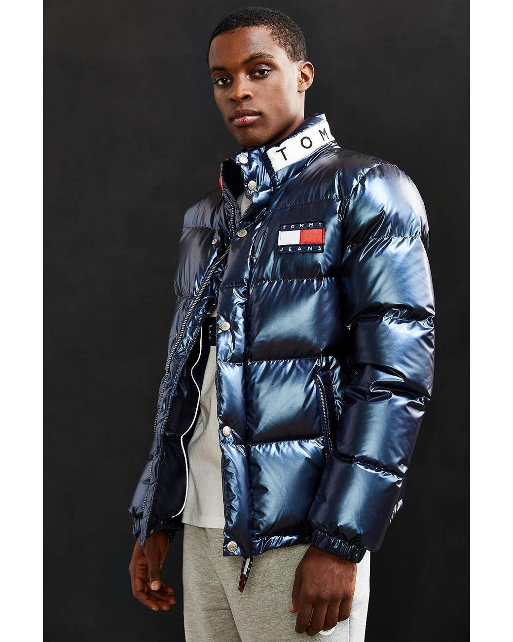 Tommy Hilfiger Tommy Jeans For Uo '90s Down Puffer Jacket in Blue for Men |  Lyst