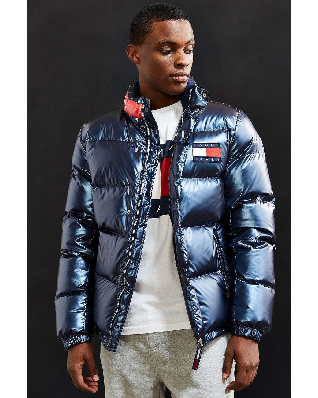 Tommy Hilfiger Tommy Jeans For Uo '90s Down Puffer Jacket in Blue for Men |  Lyst