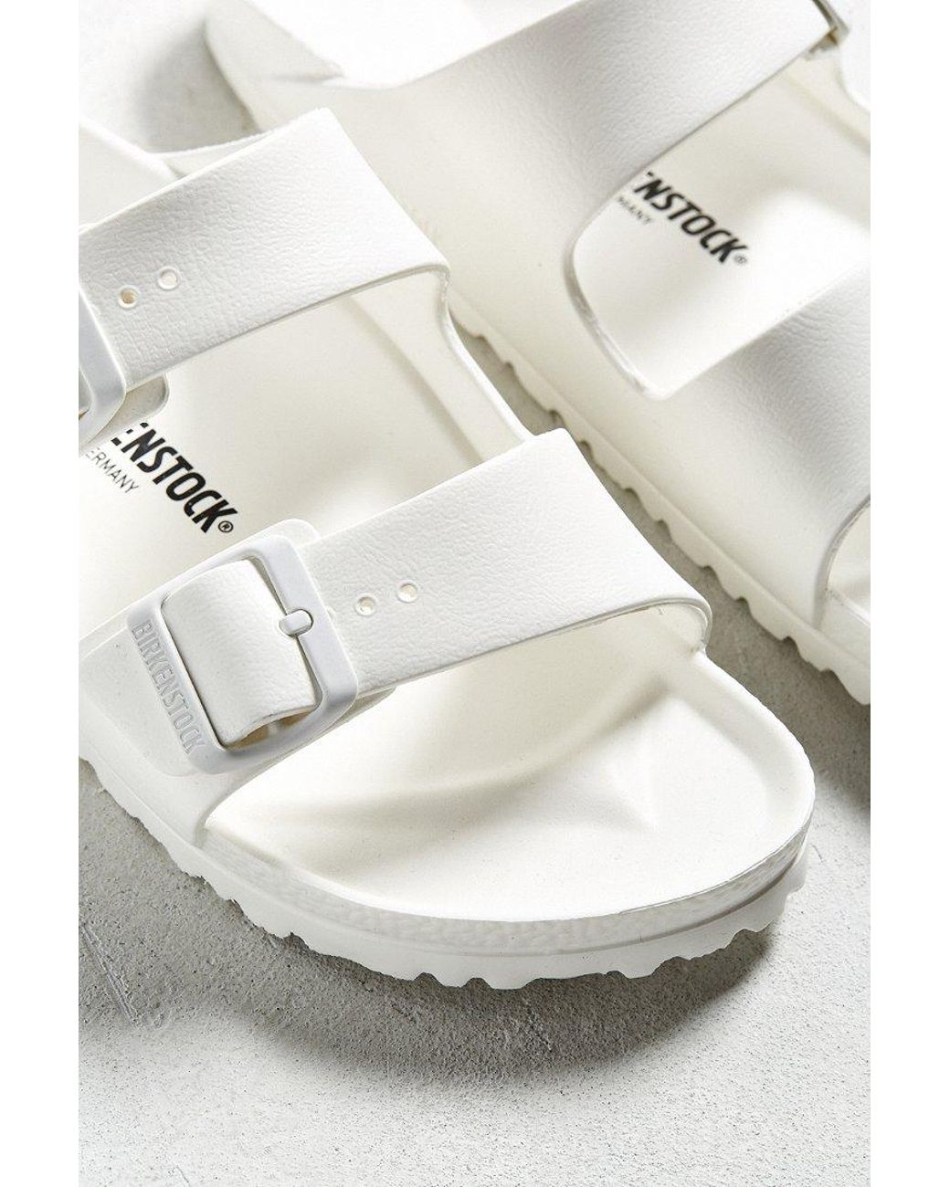 Birkenstock Arizona White Rubber Eva Sandal | Lyst