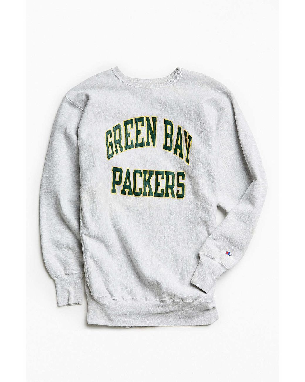Urban Outfitters Vintage Champion Green Bay Packers Crew Neck Sweatshirt in Gray for Men Lyst
