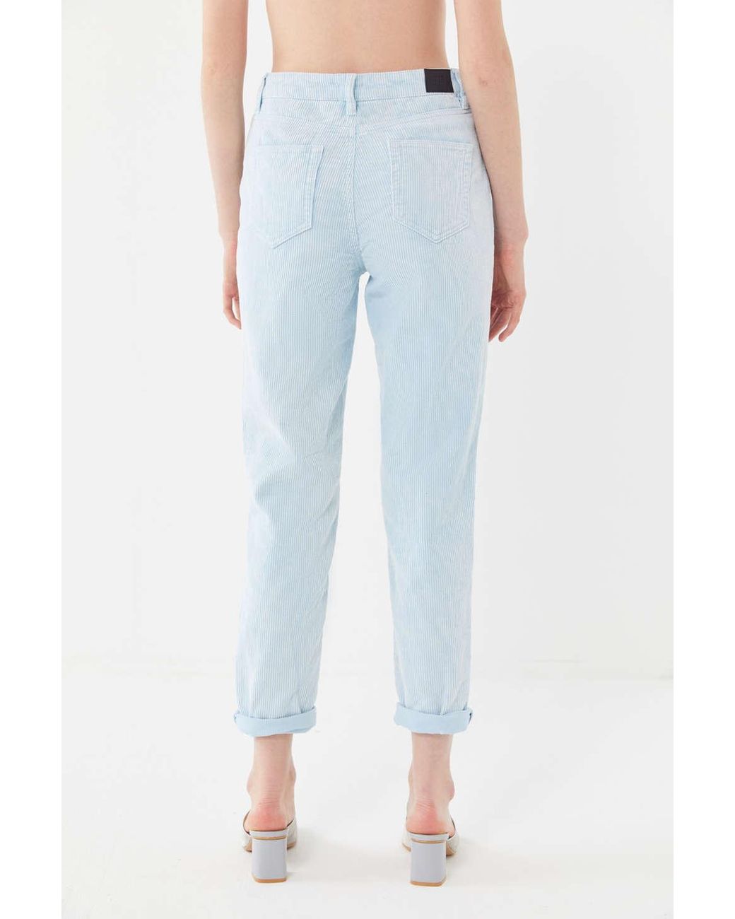 BDG Color Corduroy High-rise Mom Pant in Blue | Lyst