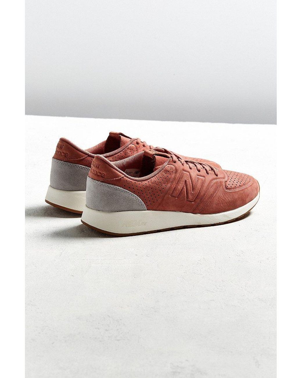 New Balance 420 Salmon Pink + Grey Sneaker for Men | Lyst